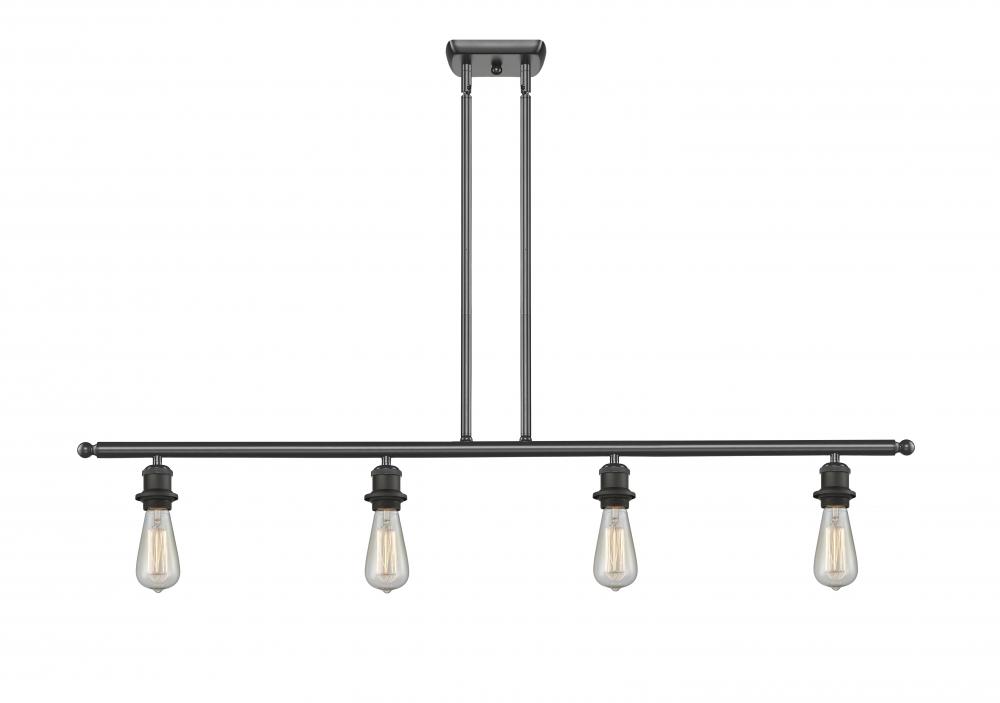 Bare Bulb - 4 Light - 48 inch - Oil Rubbed Bronze - Cord hung - Island Light