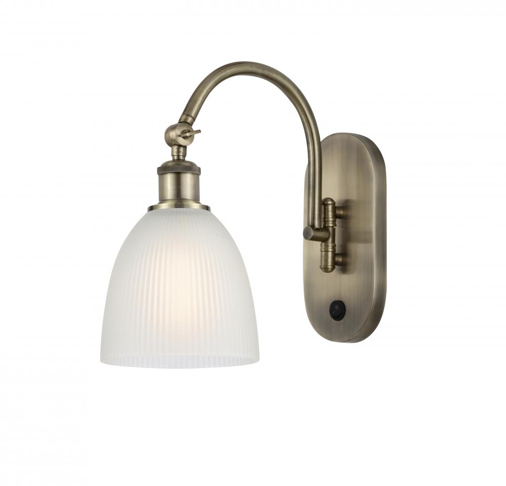 Castile - 1 Light - 6 inch - Antique Brass - Sconce