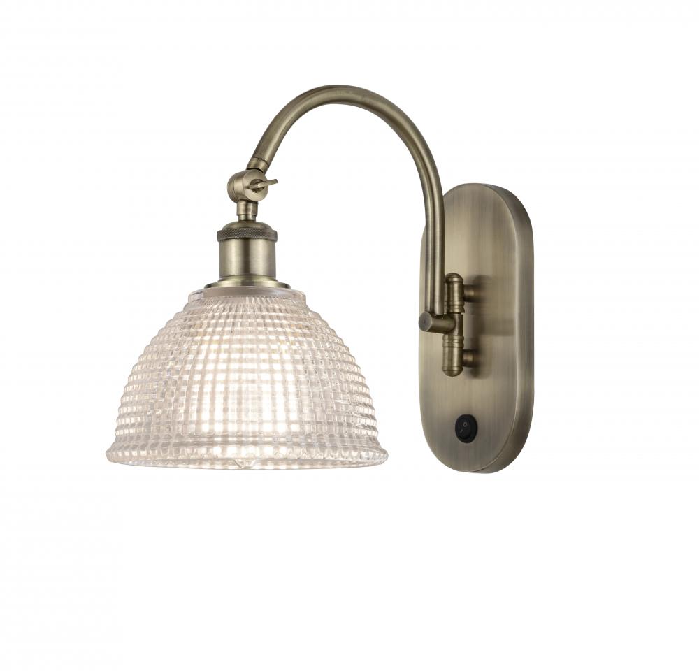 Arietta - 1 Light - 8 inch - Antique Brass - Sconce