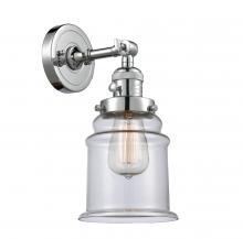 Innovations Lighting 203SW-PC-G182 - Canton - 1 Light - 7 inch - Polished Chrome - Sconce