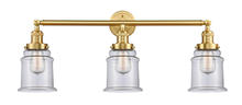 Innovations Lighting 205-SG-G182 - Canton - 3 Light - 30 inch - Satin Gold - Bath Vanity Light