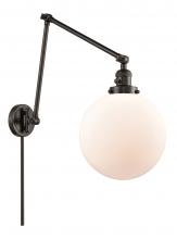 Innovations Lighting 238-OB-G201-10 - Beacon - 1 Light - 10 inch - Oil Rubbed Bronze - Swing Arm