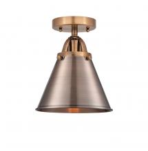 Innovations Lighting 288-1C-AC-M13-AC - Appalachian - 1 Light - 8 inch - Antique Copper - Semi-Flush Mount