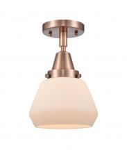 Innovations Lighting 447-1C-AC-G171 - Fulton - 1 Light - 7 inch - Antique Copper - Flush Mount