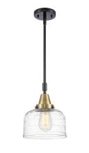 Innovations Lighting 447-1S-BAB-G713 - Bell - 1 Light - 8 inch - Black Antique Brass - Mini Pendant