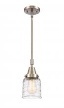 Innovations Lighting 447-1S-SN-G513 - Bell - 1 Light - 5 inch - Brushed Satin Nickel - Mini Pendant