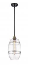 Innovations Lighting 516-1S-BAB-G557-8CL - Vaz - 1 Light - 8 inch - Black Antique Brass - Mini Pendant