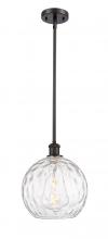 Innovations Lighting 516-1S-OB-G1215-10-LED - Athens Water Glass - 1 Light - 10 inch - Oil Rubbed Bronze - Mini Pendant