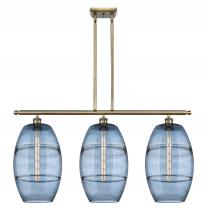 Innovations Lighting 516-3I-AB-G557-10BL - Vaz - 3 Light - 37 inch - Antique Brass - Cord hung - Island Light