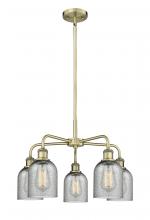 Innovations Lighting 516-5CR-AB-G257 - Caledonia - 5 Light - 23 inch - Antique Brass - Chandelier