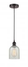 Innovations Lighting 616-1P-OB-G2511 - Caledonia - 1 Light - 5 inch - Oil Rubbed Bronze - Cord hung - Mini Pendant