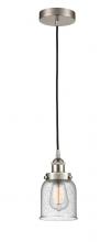 Innovations Lighting 616-1PH-SN-G54 - Bell - 1 Light - 5 inch - Brushed Satin Nickel - Cord hung - Mini Pendant