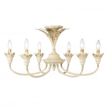 Golden 0846-6SF AI - 6 Light Semi-Flush