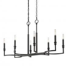 Golden 8209-LP BLK - Ellyn Linear Pendant in Matte Black