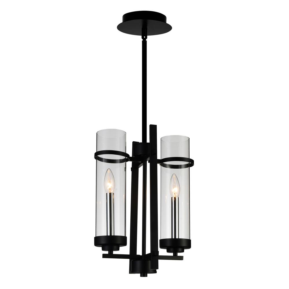 Sierra 2 Light Up Mini Pendant With Black Finish