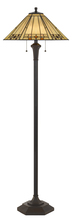 CAL Lighting BO-2676FL - 60" Height Resin Floor Lamp in Matt Black