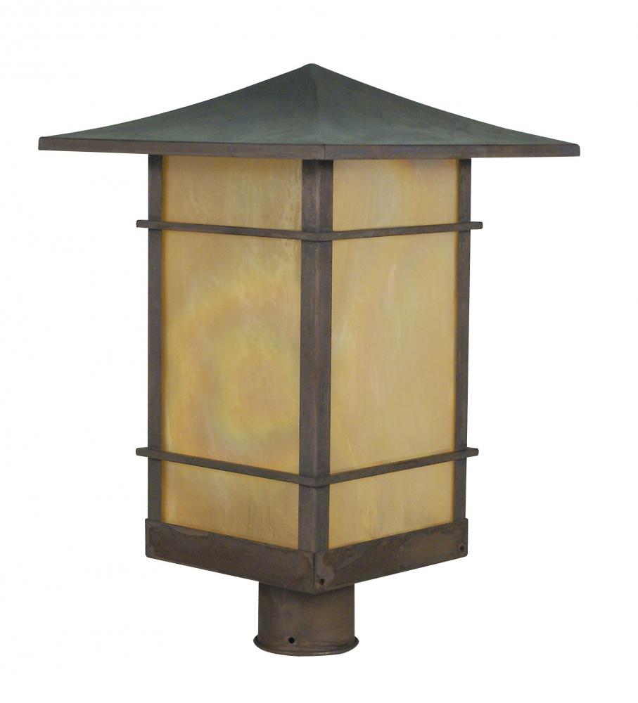 Arroyo Craftsman Mission 1 - Light 7'' Outdoor Post Light