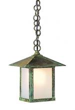 Arroyo Craftsman EH-7TWO-RB - 7" evergreen pendant with t-bar overlay