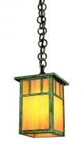 Arroyo Craftsman HH-4LDTF-S - 4" huntington one light pendant, double t-bar overlay