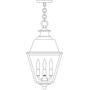 Arroyo Craftsman INH-10MRCS-AB - 10" inverness pendant with metal roof
