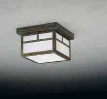 Arroyo Craftsman MCM-8TGW-S - 8" mission flush ceiling mount with T-bar overlay