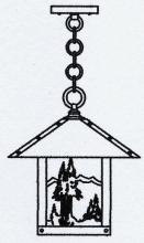 Arroyo Craftsman TRH-12MNCR-BZ - 12" timber ridge pendant with mountain filigree