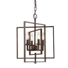 Millennium 3230-RBZ - 4-Light Pendant light Rubbed Bronze