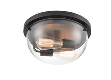 Millennium 9712-MB - Ashford 2-Light Flushmount Ceiling Light Matte Black