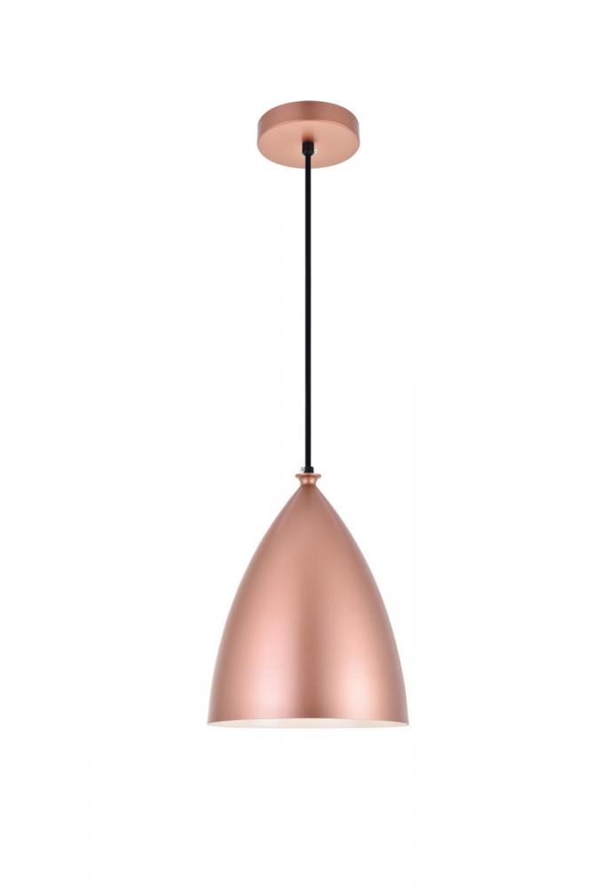 Kenneth 1 Light Honey Gold Pendant