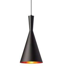 Dainolite HKI-81P-BK - 1LT Incan Pendant Black w/Gold Pebbled Interior