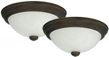 Canarm IFM21113T - IFM211T ORB Twin Pack, 1 Light Flush Mount, Bronze Finish