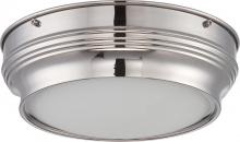 Nuvo 62/533 - Lark - LED Flush Fixture with Satin White Glass