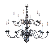 Framburg 9135 MB - 14-Light Mahogany Bronze Jamestown Foyer Chandelier