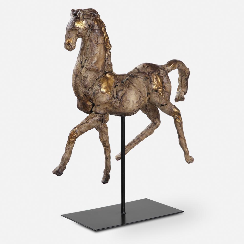 Uttermost Caballo Dorado Horse Sculpture