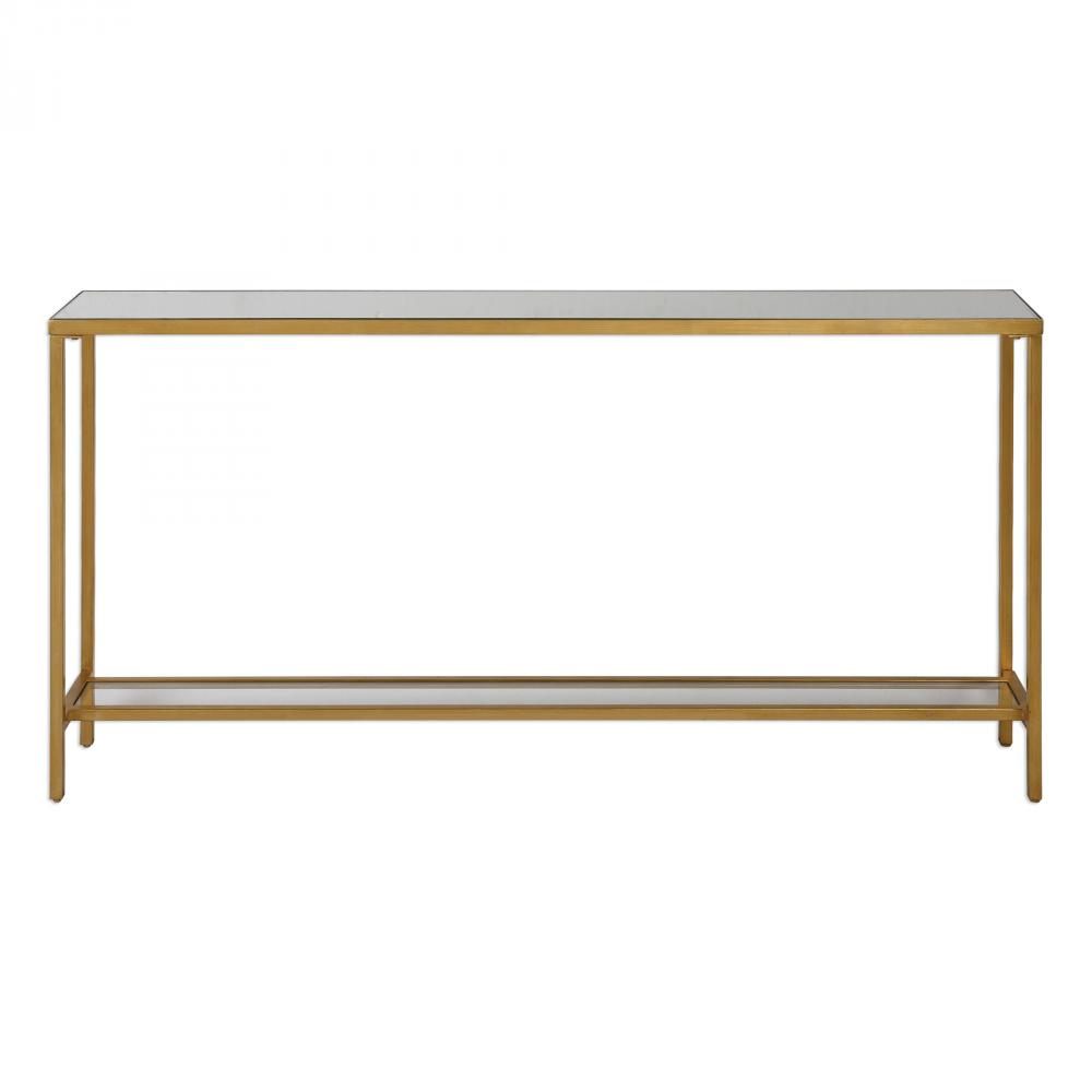 Hayley Gold Console Table