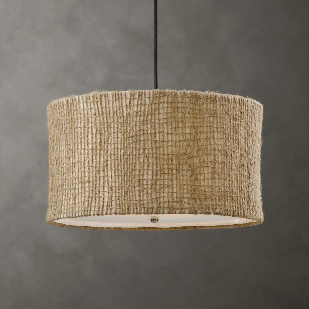 Burleson 3 Light Drum Pendant