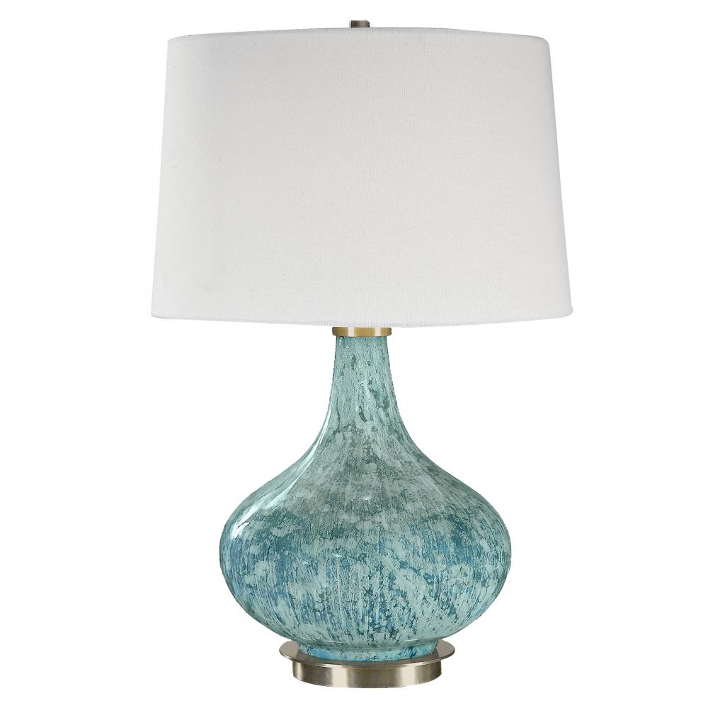 Uttermost Celinda Blue Gray Glass Lamp 27076 Lighting Depot