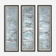 Uttermost 35374 - Ocean Swell Painted Metal Art, S/3, 3 Cartons