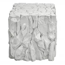 Uttermost 25241 - Teak Root White Bunching Cube