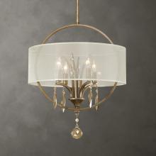 Uttermost 21962 - Alenya 4 Light Fabric Drum Pendant