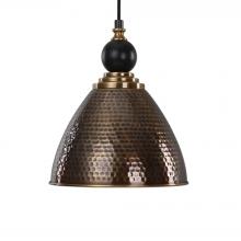 Uttermost 22052 - Adastra 1 Light Antique Brass Pendant