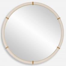 Uttermost 09950 - Cyprus White Round Mirror