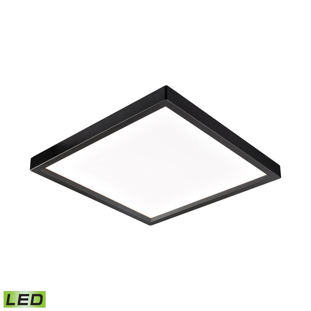 Thomas - Titan 10'' Wide Integrated LED Square Flush Mount - Oil Rubbed Bronze