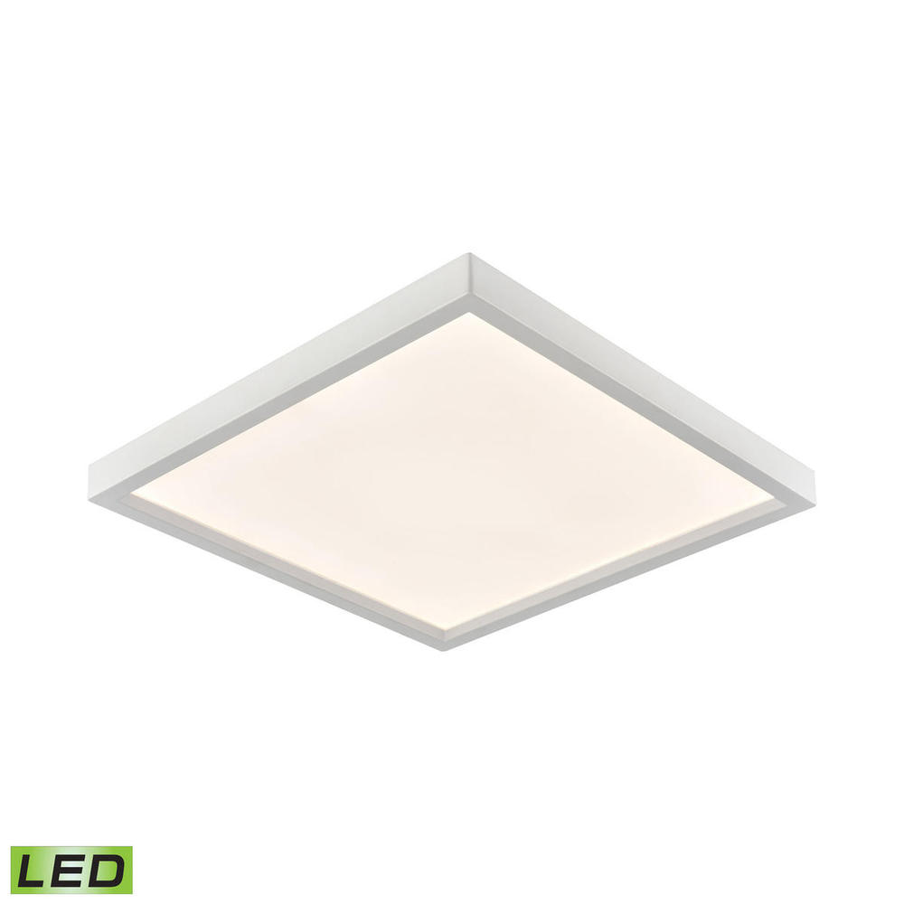 Thomas - Titan 10'' Wide Integrated LED Square Flush Mount - White