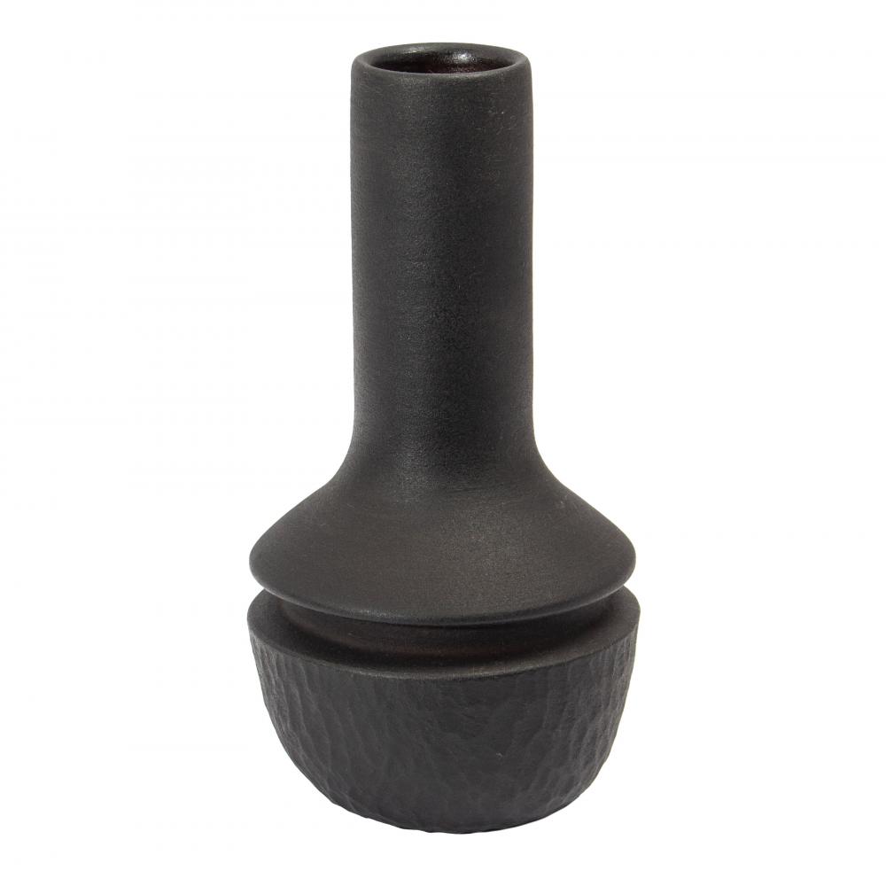 Shadow Vase - Medium Matte Black