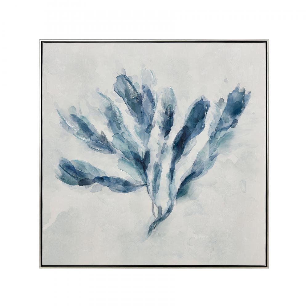 Blue Seagrass I Framed Wall Art